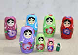 4'lü Ahşap Matruşka