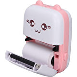 Sevimli Mini Taşınabilir Yazıcı Printer