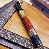 Gold Desenli Metal Roller Kalem