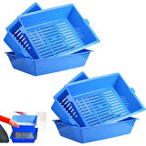 3 Katlı Kedi Tuvaleti Elekli Kedi Tuvaleti