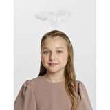 Beyaz Otrişli Tüylü Esnek Yapı Melek Haresi Melek Tacı