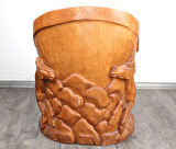 Maun Ağacı El Oyması At İşlemeli Koltuk 4Ratnı-6