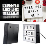 A4 Led Işıklı Yazı Panosu Lightbox