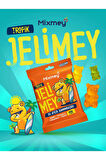 Jelimey Tropik 6 Adet x 35 gr | Jelatinsiz Doğal Tropik Lezzet Gummy Bear | Ayıcık