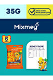 Jelimey Tropik 6 Adet x 35 gr | Jelatinsiz Doğal Tropik Lezzet Gummy Bear | Ayıcık