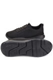 VOLİS Siyah Fileli Günlük Bağcıklı  Çocuk Sneaker Ayakkabı (36-40)