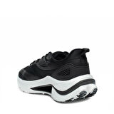 VOLİS Siyah Air Memory Foam Taban Günlük Bağcıklı Erkek Sneaker Ayakkabı