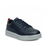 VOLİS LACİVERT  Memory Foam Taban Günlük Bağcıklı Erkek Sneaker Ayakkabı