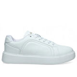 VOLİS Beyaz Memory Foam Taban Günlük Bağcıklı Erkek Sneaker Ayakkabı