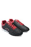 SLAZENGER Siyah/Kırmızı  Futbol Erkek Halı Saha Ayakkabı