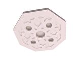 Motifpiyer Tavan Spot Göbek TSG-14 Altıgen 56 CM