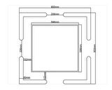 Motifpiyer Tavan Spot Göbek Kenarlı-kare-45-60x60 L-dis Citali