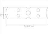 Motifpiyer Tavan Spot Göbek Tsg-54-26Cmx96Xmx4,5Cm