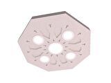 Motifpiyer Tavan Spot Göbek TGS-74 Altıgen 56 CM