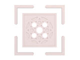 Motifpiyer Tavan Spot Göbek Kenarlı-kare-80-60x60 L-dis Citali
