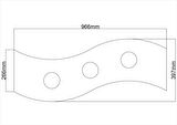Motifpiyer Tavan Spot Göbek Tsg-es-53-26cmx96Xmx4,5Cm