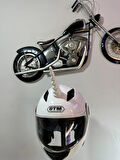 Motor & Motosiklet Tek 3 Renk Saç Kask Dış Aksesuarı