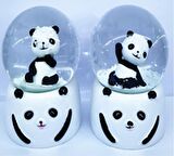 Siyah-Beyaz Panda Kar Küresi Büyük Boy