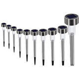 Metal Gövdeli Solar Bahçe Lambası 10 lu Paket