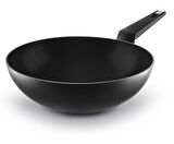 Titanium Serisi Yapışmaz Kaplamalı Dövme Alüminyum Wok Tava  28cm