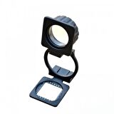 Tekstilciler Için  Kumaş Kontrolü Büyüteç Katlanan Metal 15X Büyütme
