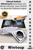 #Folyo Isıya Dayanıklı Kare Gümüş Mutfak Temizleme Yağ Tutucu Levha 10 Adet Alüminyum Ocak Koruyucu
