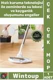 #Mop Hijyenik Fonksiyonel Parke Seramik Zemin Temizlik Islak Mendil Uyumlu Şık Pratik Çek Çekli Mop