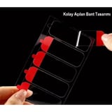 #Bant Şeffaf Nano Montaj Sabitleme 60 Parça Kolay Açılır Güçlü Çift Taraflı Bant 18 Mm x 50 Mm