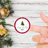 Happy New Year Sticker Mutlu Yıllar Etiket 4 cm 70 adet yeni Yeni yıl yılbaşı-copyHNY1