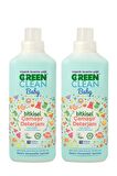 Green Clean Organik Lavanta Yağlı Baby Bitkisel Çamaşır Deterjanı 1000 ml - 2'li
