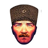 Atatürk Maskesi Karton 10'lu 26 cm x 18 cm