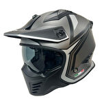 SWAY SW 726X TOKYO Dark Titanium Moduler Kask