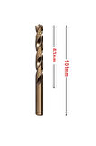 MTE 6,5mm Paslanmaz Matkap Ucu Altın Seri HSS-E DIN 338