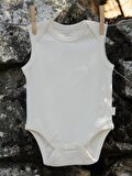 Naturaborn GOTS Organik Sertifikalı Kroşetalı Kolsuz Bebek Body