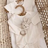 Naturaborn GOTS Organik Sertifikalı Uzun Kollu Bebek Body