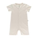 Naturaborn GOTS Organik Sertifikalı Yarım Kollu Şort Paçalı Bebek Tulum