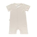 Naturaborn GOTS Organik Sertifikalı Yarım Kollu Şort Paçalı Bebek Tulum