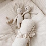 Naturaborn Natural amigurumi el örgüsü oyuncak tavşan