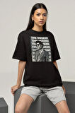 Rap Müzik Şarkıcısı The Weekend Baskılı Unisex Oversize Tişört