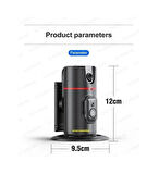 Yüz Takip Eden Uzaktan Kumandalı Otomatik Tripod (360 Derece Dönme-Vücut Hareket Takip Kontrolü-Gimbal Sabitleyici) 
