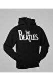 The Beatles Müzik Grubu Yazılı Unisex Oversize Hoodie