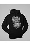 Rock Metal Black Sabbath Baskılı Unisex Oversize Müzik Grubu Hoodie