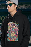 The Beatles Müzik Grubu Baskılı Unisex Oversize Hoodie