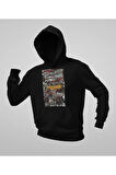 Karikatür Spider-Man Baskılı Unisex Oversize Örümcek Adam Hoodie