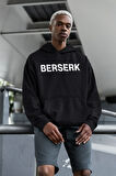 Berserk Baskılı Unisex Oversize Anime Hoodie