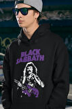 Black Sabbath Baskılı Unisex Oversize Rock Metal Hoodie