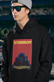 The Weeknd Starboy Baskılı Unisex Oversize Rapper Hoodie