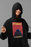 The Weeknd Starboy Baskılı Unisex Oversize Rapper Hoodie