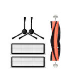 Xiaomi Vacuum Mop 2 Ultra Uyumlu Yedek Mopsuz Fırça Filtre-5 Parça