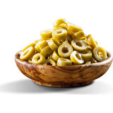DİLİMLİ YEŞİL ZEYTİN - 500 gr Paket